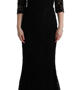 Dolce & Gabbana Elegant Black Sheath Dress with Silk Lining Dolce & Gabbana 