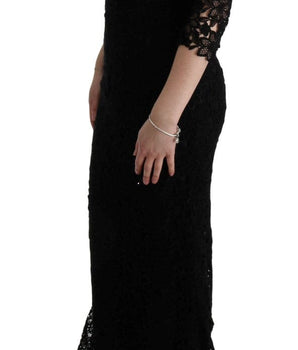 Dolce & Gabbana Elegant Black Sheath Dress with Silk Lining Dolce & Gabbana 