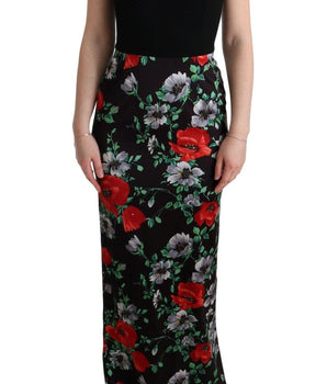 Dolce & Gabbana Elegant Floral Sheath Gown Dolce & Gabbana 