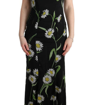 Dolce & Gabbana Sunflower Print Full Length Sheath Dress Dolce & Gabbana 