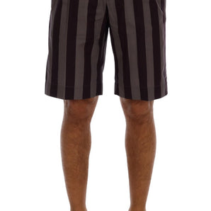 Dolce &amp; Gabbana Casual Striped Cotton Shorts