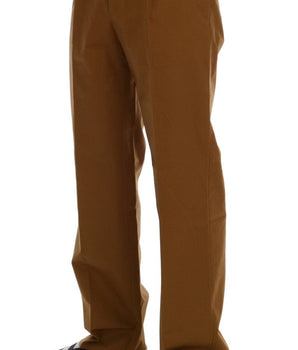 Dolce & Gabbana Elegant Brown Formal Trousers for Men Dolce & Gabbana 