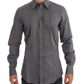 Dolce &amp; Gabbana Elegant Slim Fit Cotton Dress Shirt