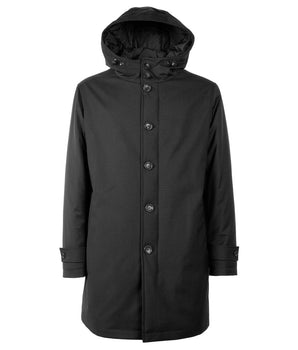 Made in Italy Black Wool Men Jacket