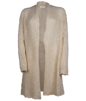 Alpha Studio Beige Alpaca Wool Women's Dress