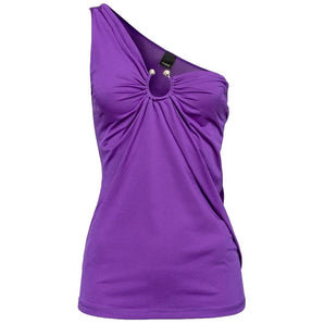 PINKO Camisetas y camisetas de nailon morado