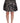 Dolce & Gabbana Elegant Black Silver-Floral Straight Skirt Dolce & Gabbana 