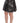 Dolce & Gabbana Elegant Black Silver-Floral Straight Skirt Dolce & Gabbana 