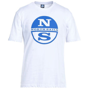 North Sails Crisp camiseta blanca de algodón con logo