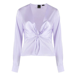 PINKO Purple Silk Tops &amp; T-Shirt