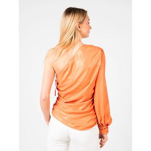 PINKO Orange Polyester Tops &amp; T-Shirt