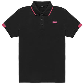 Refrigiwear Polo elegante de algodón con detalles en contraste