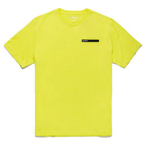 Camiseta de algodón con logo en relieve de Refrigiwear en amarillo