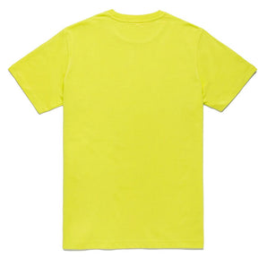 Camiseta de algodón con logo en relieve de Refrigiwear en amarillo