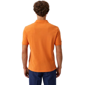 Polo elegante de algodón naranja La Martina para el caballero icónico