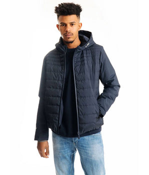 People Of Shibuya Blue Polyester Men Jacket