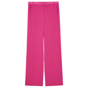 Patrizia Pepe Elegant Fuchsia Palazzo Trousers