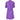 Patrizia Pepe Chic Purple Flared Short Sleeve Shirtdress