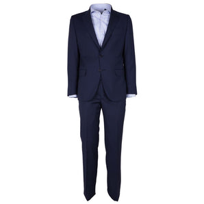 Traje elegante de lana para hombre Made in Italy en azul clásico