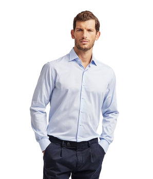 Ballantyne Blue Cotton Men's Shirt