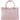 Baldinini Trend Chic Pink Textured Calfskin Handbag