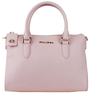 Bolso Baldinini Trend Chic de piel de becerro texturizada rosa