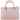 Baldinini Trend Chic Pink Textured Calfskin Handbag