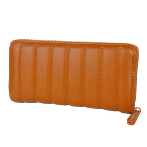 Cartera Ungaro Chic de piel sintética acolchada en marrón