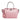 Bolso Baldinini Trend Chic de piel de becerro texturizada rosa