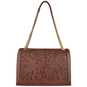 Baldinini Trend Elegante bolso de hombro de cuero floral