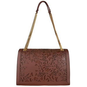 Baldinini Trend Elegante bolso de hombro de cuero floral