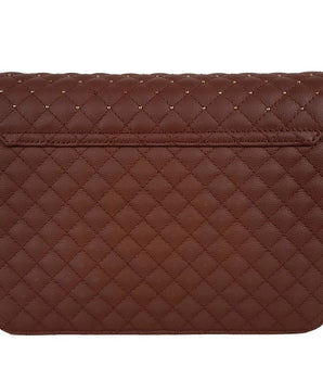 Baldinini Trend Brown Calfskin Shoulder Bag