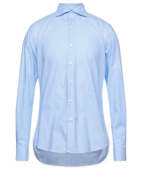 Aquascutum Light Blue Cotton Men Shirt
