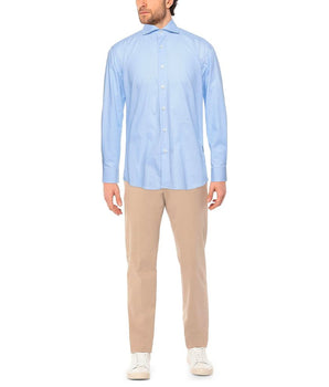 Aquascutum Light Blue Cotton Men Shirt
