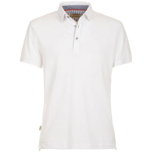 Fred Mello Chic White Cotton Polo Shirt with Chest Logo