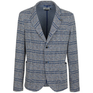 Fred Mello Chic Cotton Blend Checked Jacket