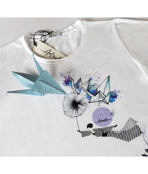 A.Tratti White Viscose Women T-Shirt