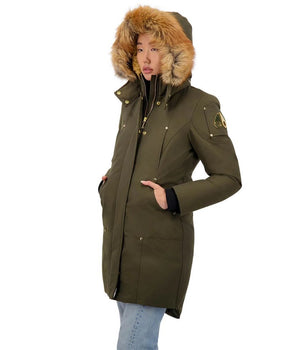 Abrigo de mujer de algodón militar Moose Knuckles