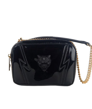 Plein Sport Black Polyethylene Shoulder Bag