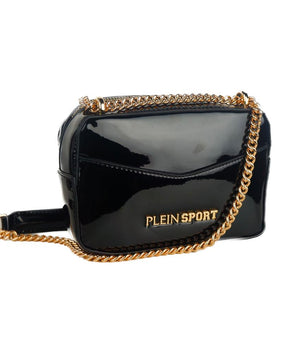 Plein Sport Black Polyethylene Shoulder Bag