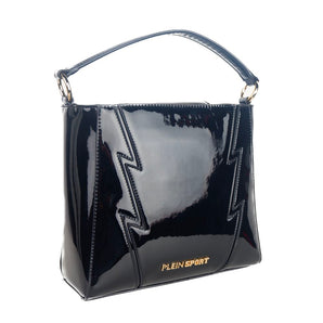 Bolso bandolera Plein Sport elegante con efecto charol