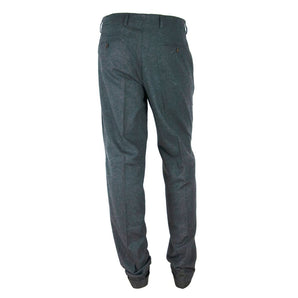 Pantalones de invierno grises elegantemente confeccionados Made in Italy