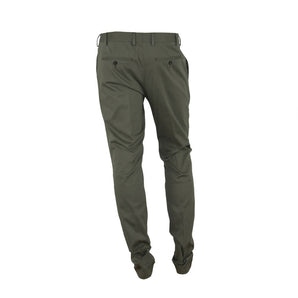 Pantalón elegante de verano verde para hombre Made in Italy