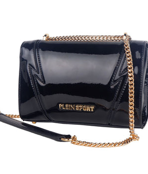 Plein Sport Black Polyethylene Shoulder Bag