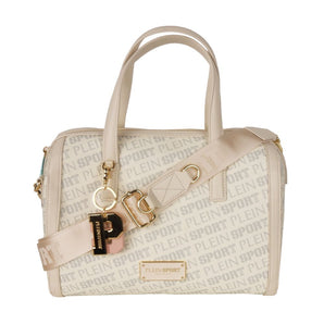 Bolso bandolera Plein Sport Chic de ecopiel blanco