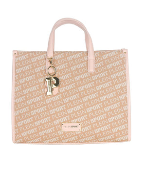 Plein Sport Pink Polyamide Tote Bag