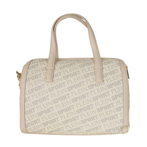 Bolso bandolera Plein Sport Chic de ecopiel blanco