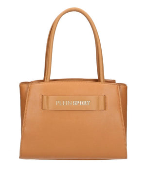 Plein Sport Brown Polyethylene Tote Bag