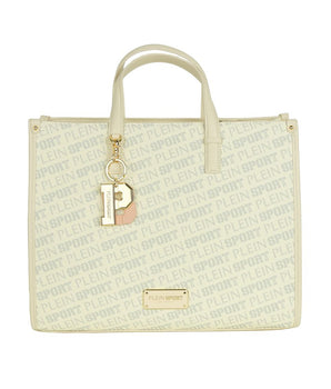 Plein Sport White Polyamide Tote Bag