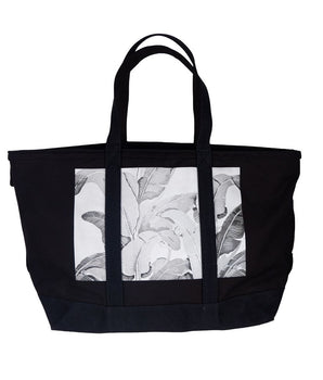 Palm Angels Black Cotton Tote Bag